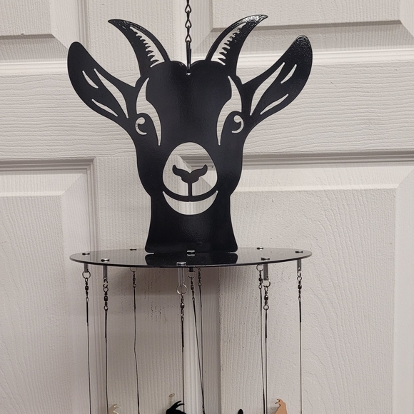 Plasma Cut Goat Wind Chime - Picture 3 of 5